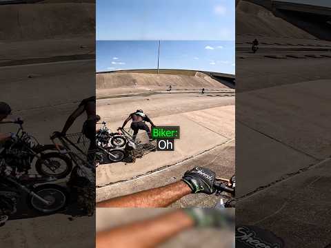 Biker Rides On Cart !? thumbnail