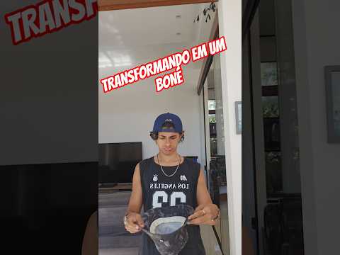 TRANSFORMANDO UM EM UM BONÉ!!!#shorts thumbnail