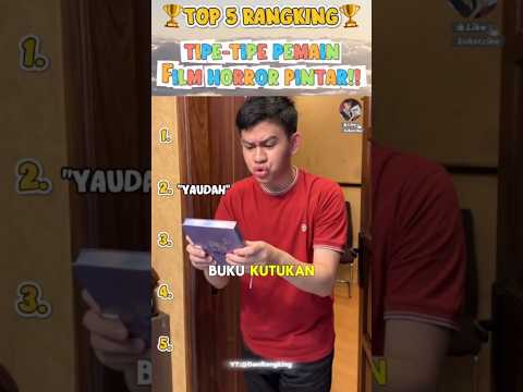 tipe-tipe kalo pemain film horor pintar/cerdas!! gak bakal jadi film kalo kaya gini😭🤣 #shorts thumbnail