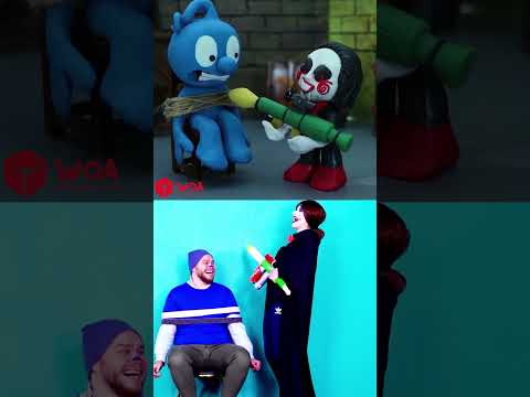 Tiny meet Saw - Clay Mixer Parody #shorts thumbnail