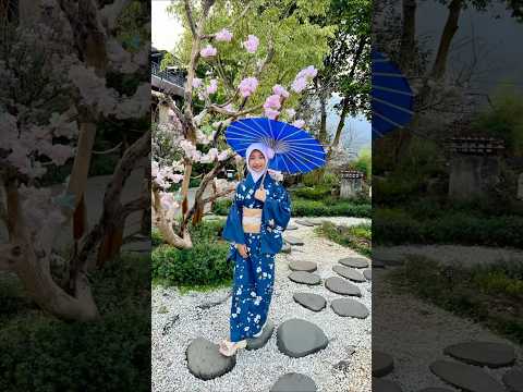 NOURA COSPLAY JADI PUTRI JEPANG #cosplay #kimono thumbnail