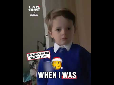Told my son he was on the naughty list 😅 thumbnail