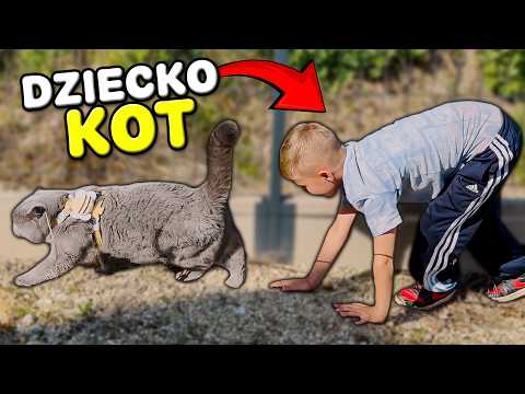 Maksiu zmienił się w kota 😱 thumbnail