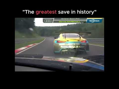"The greatest save in history...?" #automobile #racing #car #nürburgring #scary thumbnail
