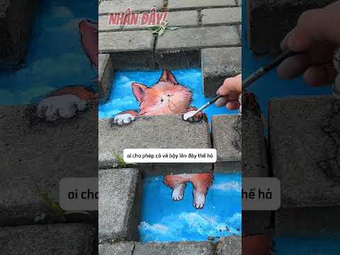 Cô gái biến mặt đường nguy hiểm thành tác phẩm nghệ thuật thumbnail