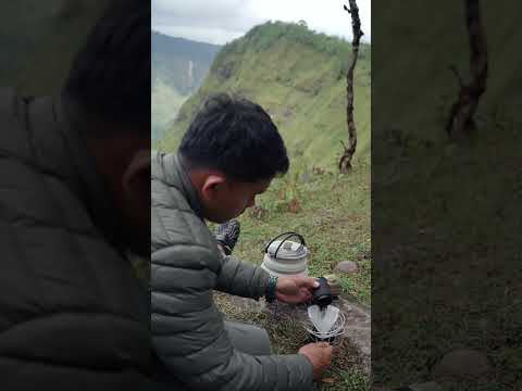 EPIC MOUNTAIN BREW 🏔️☕️  #asmr #outdoors #coffee #MorningVibes #camping #WildernessCoffee thumbnail