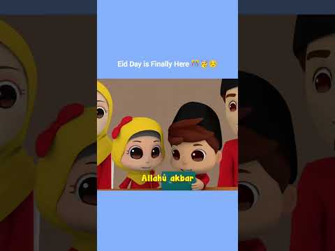 Eid Day is Finally Here 🥳☺️🎊 | Islamic Series & Songs For Kids | Omar & Hana English thumbnail