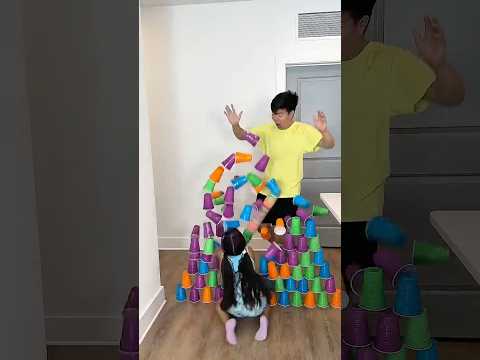 POV: You broke your brother's CUP CASTLE 🤯 RUN 🥴 LeoNata family thumbnail