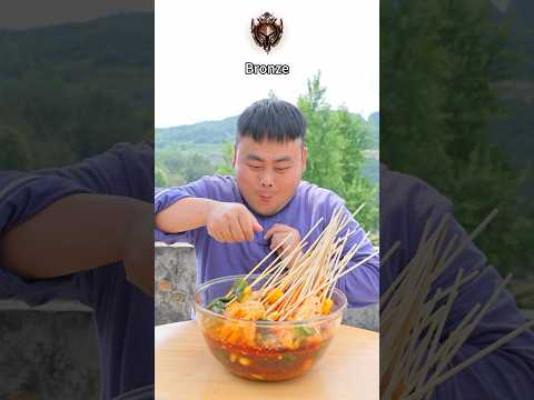 People of different spice levels eating boboji #funny #food thumbnail