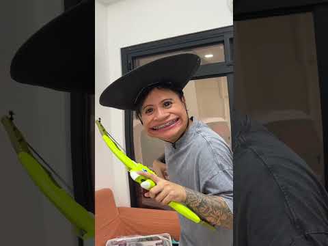 Right in the Bullseye🏹🎯🤪 #BiboyBecky #BiboyAndBecky #shorts #skits #funny #comedy thumbnail