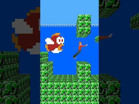 Mario Escaped the GIANT FISH… But Time RAN OUT 😭⏳ #mario #supermario #animation thumbnail
