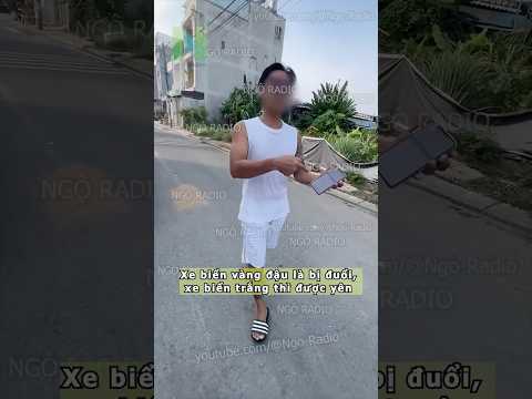 Xe biển vàng đậu là bị đuổi, xe biển trắng thì được yên thumbnail