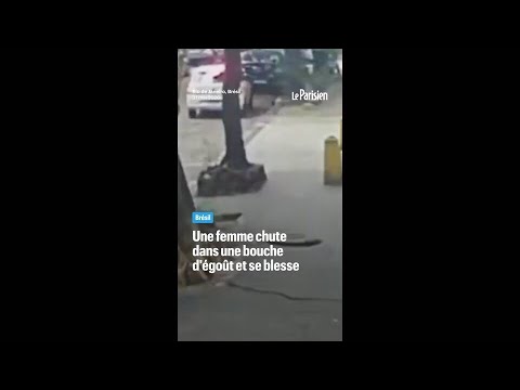 Brésil : une femme se blesse en chutant dans une bouche d'égout thumbnail