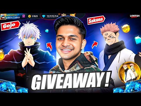 Free Fire Gojo Bundle #freefire #freefirelive #live #verticallive thumbnail