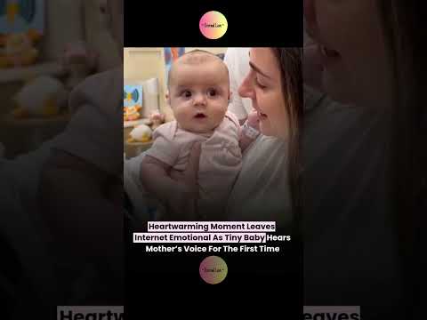 Heartwarming Moment Leaves Internet Emotional As Tiny Baby HearsMother's Voice For The First Time 🥹 thumbnail