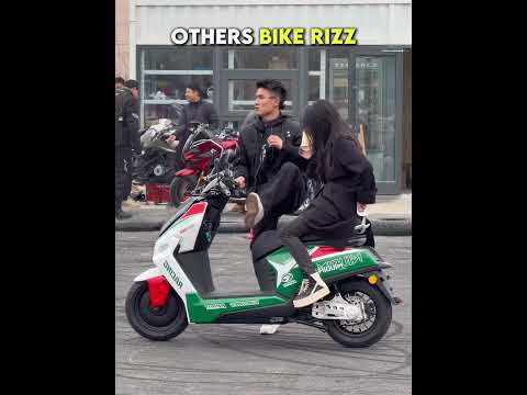 bro has the best bike rizz thumbnail