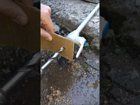 A Great Plumbing Trick to Install a Faucet on a Pipe without Turning Off the Water #diy #plumbing thumbnail