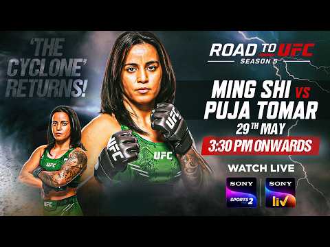 Road to UFC Season 5 | 🇮🇳 Puja Tomar Is Back! | 29th May, 3:30 PM thumbnail