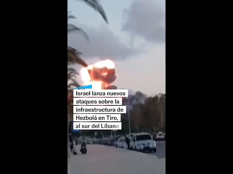 Israel bombardea Beirut mientras genera un nuevo éxodo en Líbano #shorts thumbnail