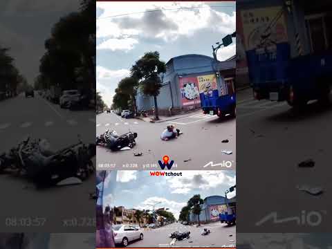 【車禍影片】差點就變成異世界番了（2026.05.27 桃園市中壢區文中路二段與內定二街口 thumbnail