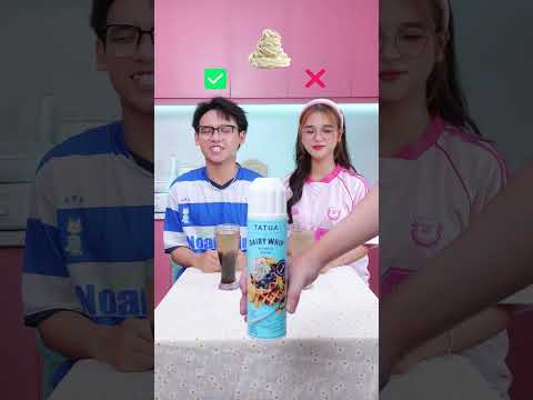 Choosing ingredients for the milk tea! 😂 🧋 🌶️ #taihoa #shorts #viral thumbnail