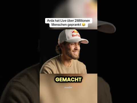 Arda hat Live über 2 Millionen Menschen geprankt 😂 #ardasaatci thumbnail