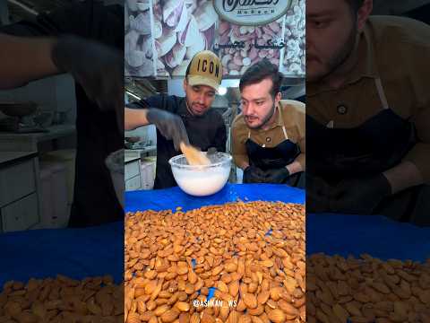 Almond with salt flaver recipe🥜🧂 #fruits #cooking #recipes #shorts thumbnail