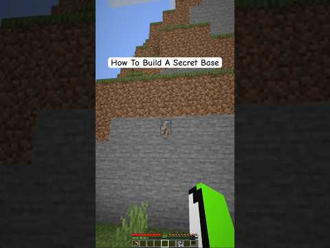 How To Build A Secret Base #minecraft thumbnail
