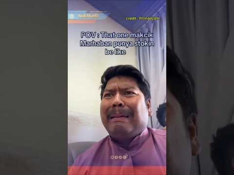 Makcik Marhaban Ni Memang Next Level Betul.. #lucu #videoviral #makcikmarhaban thumbnail