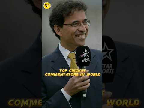Top 10 Cricket Commentators In The World ? #shorts #cricket thumbnail