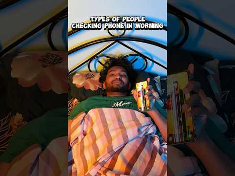 OG 4 Vitham 1/100 ?|Types Of People checking Phone in Mrng | #shorts #naaluvithamaravindh #typesof thumbnail