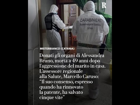 Donati gli organi di Alessandra Bruno, morta a 49 anni dopo l'aggressione del marito thumbnail