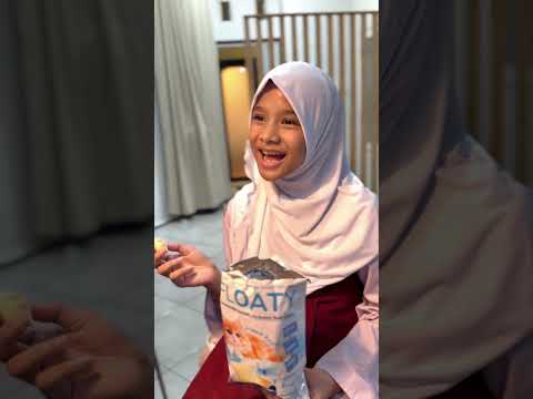 Ayah pikir kita lagi makan makanan kucing😜 #snackgambarkucing thumbnail