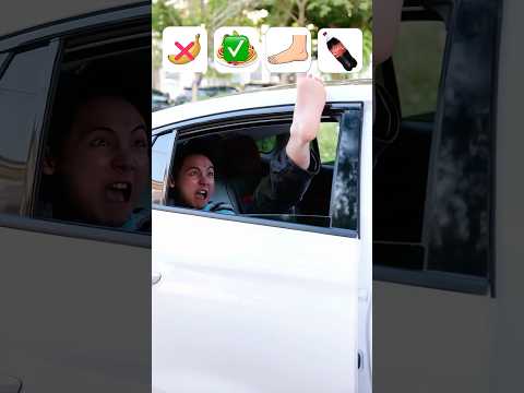 Everyone, guess which one will succeed! 😂 🚗 🍌 🍝 👣 🥤 #taihoa #viral #shorts thumbnail