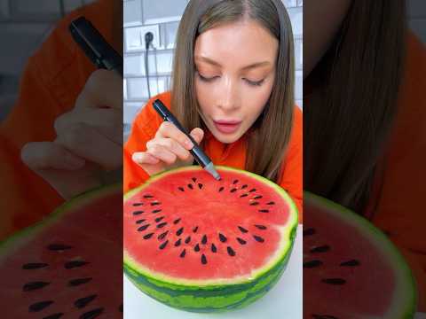 GENIUS FOOD HACKS 🍉 thumbnail