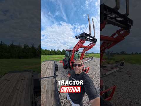 Tractor antenna!!! 🚜 #hobby #hamradio #antenna #hamradiolife #experement thumbnail