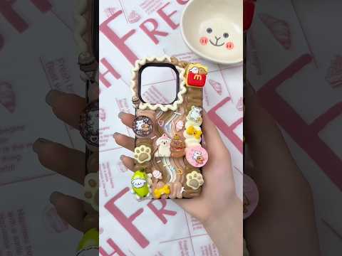 🍓📱🍓Super Easy Whipped Cream Phone Case 🍓📱 | Kawaii DIY!DIY我的甜甜奶油手機殼 🍰✨｜簡單又可愛！ #diy thumbnail