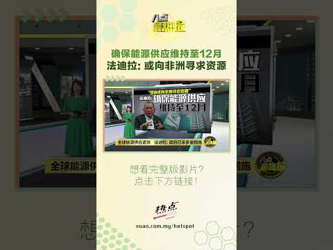 确保能源供应维持至12月   法迪拉: 或向非洲寻求资源 #法迪拉 #能源 #电源 #八点最热报 thumbnail