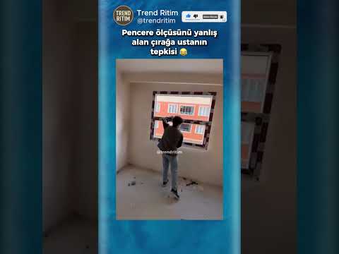 Pencere Ölçüsünü Yanlış Alan Çırağa Tepki Veren Usta 🤣😆 thumbnail
