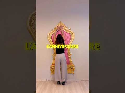 🎂 Elle fabrique un trône pour couper son gâteau d’anniversaire thumbnail