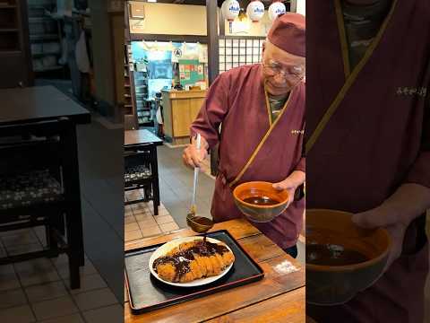 83-Year-Old Craftsman Makes Japan’s Biggest Miso Katsu 🇯🇵🔥 thumbnail