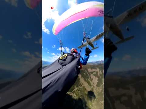 Botsing in de lucht tussen paraglider en vliegtuig  thumbnail