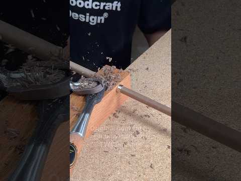 I Added a Metal Sleeve to My Dowel Maker Jig #shorts #woodworking #diy thumbnail