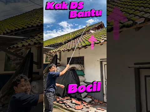 Kak DS bantu Bocil #comedy #minivlog #anakdesa #layangan #rumah thumbnail