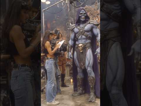 Skeletor Evil Barbarian Film Set 1980s — He-Man & Conan Inspired | Retro Cinema Fantasy Visual thumbnail