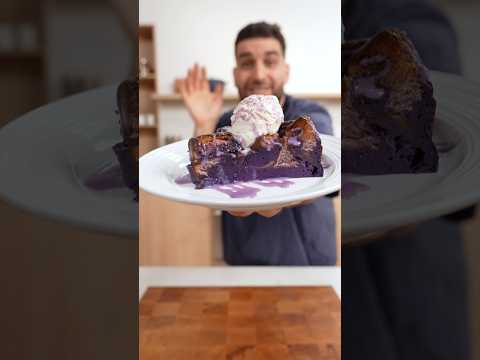 Ube Bread Pudding 😳 @Kingshawaiian #dessert #cake thumbnail