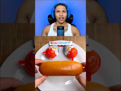 Fazendo cachorro-quente de Kinder ovo #ryansamuel thumbnail