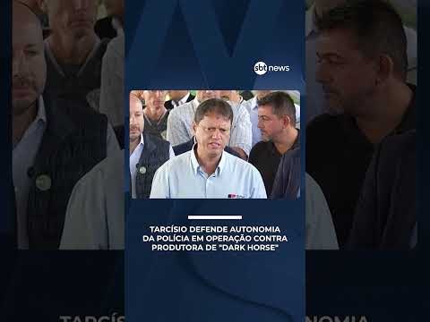 Tarcísio defende autonomia da polícia para ação contra produtora de "Dark Horse" | #PoderExpresso thumbnail