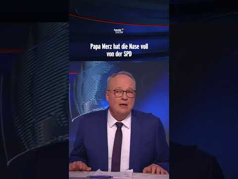 Papa Merz hat die Nase voll von der SPD | heute-show #shorts thumbnail