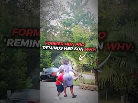 Former NBA Mom Makes Son Look Rookie thumbnail